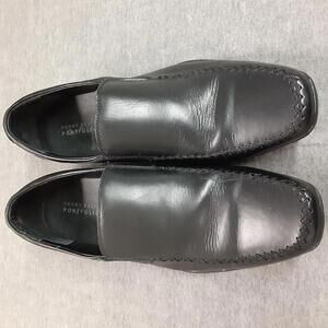 Perry Ellis Portfolio Men's Dress Shoes Size 11.5-inches Black Slip-on